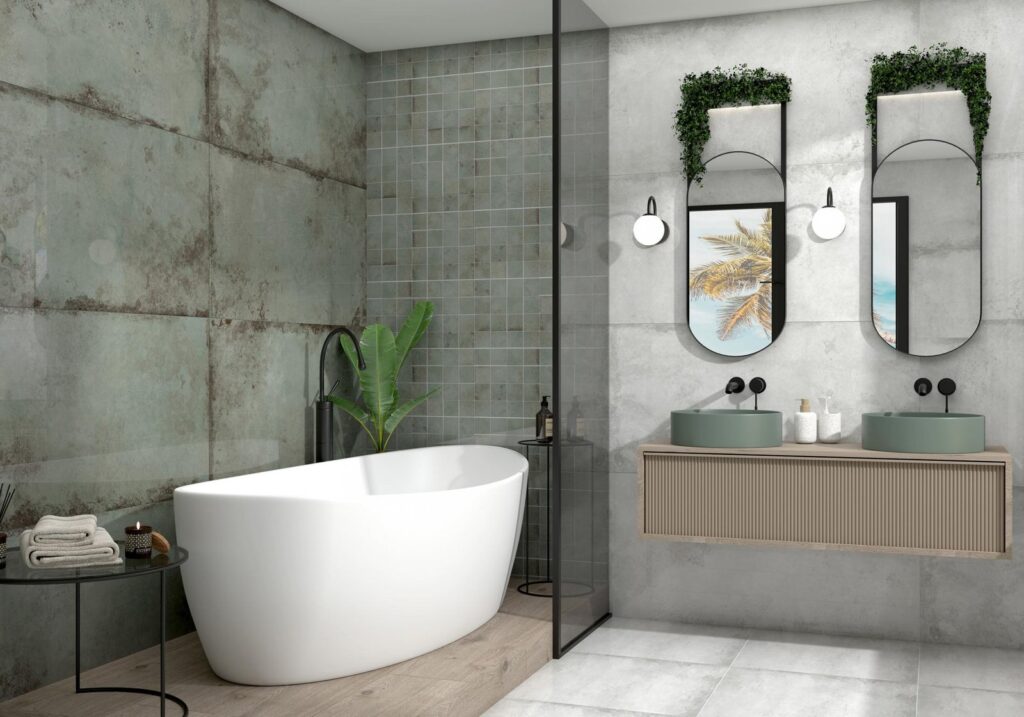 Alloy Grey Metal Effect Wall & Floor Tile