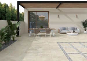 Ancaster Sand Stone Effect Tile - tile detail view, Newlook Dublin