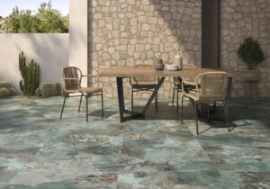 Ancaster Sand Stone Effect Tile - tile detail view, Newlook Dublin