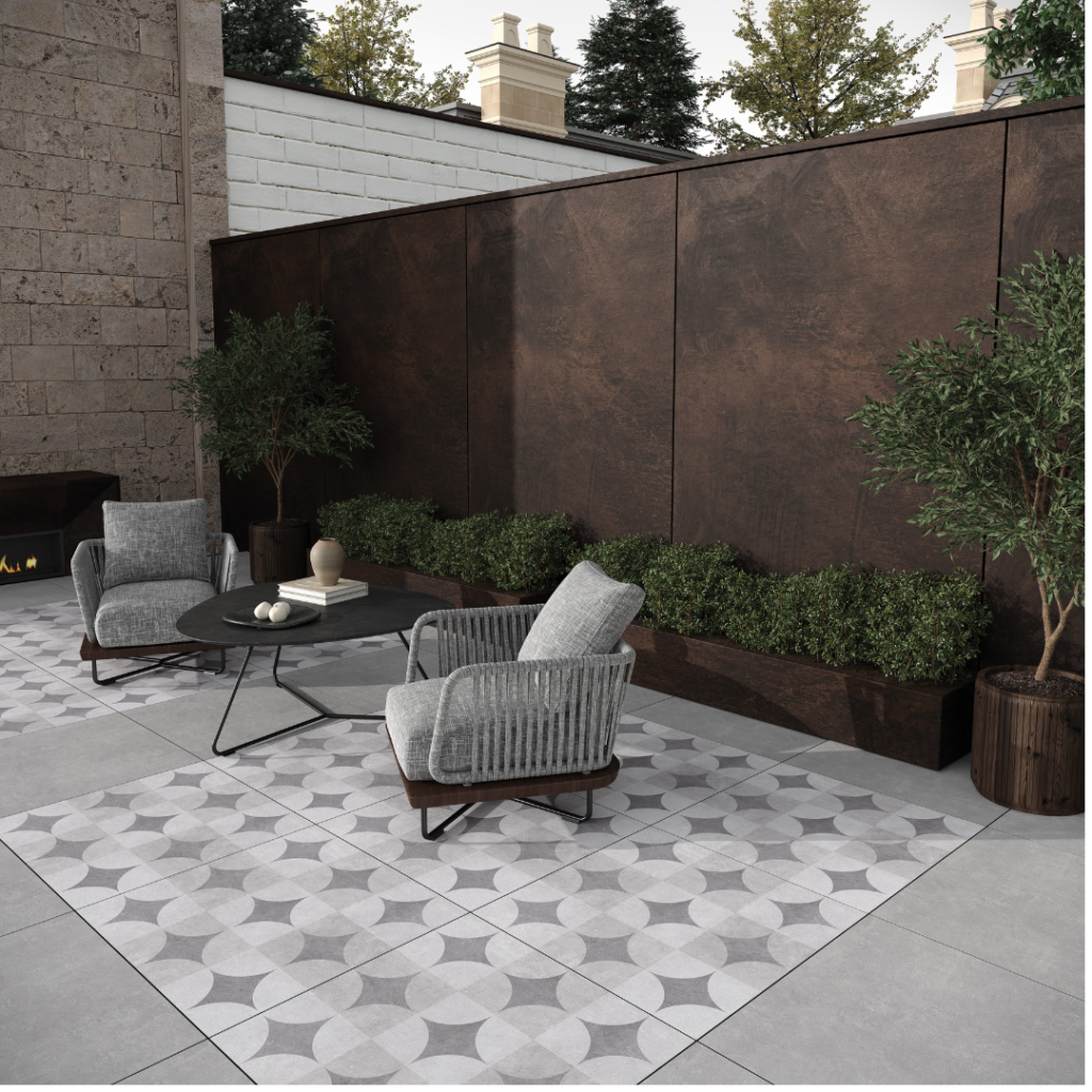 Calla Grey Decorative Tile
