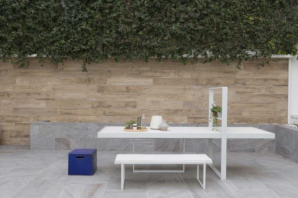 Camino Beige Concrete Effect Tile - tile detail view, Newlook Dublin