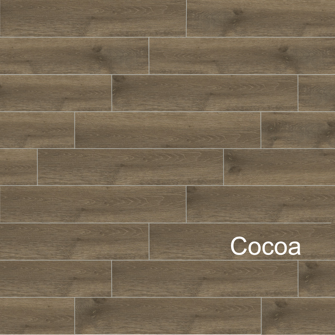 Chelsea Canvas Wood Effect Floor Tile - tile detail view, Newlook Dublin