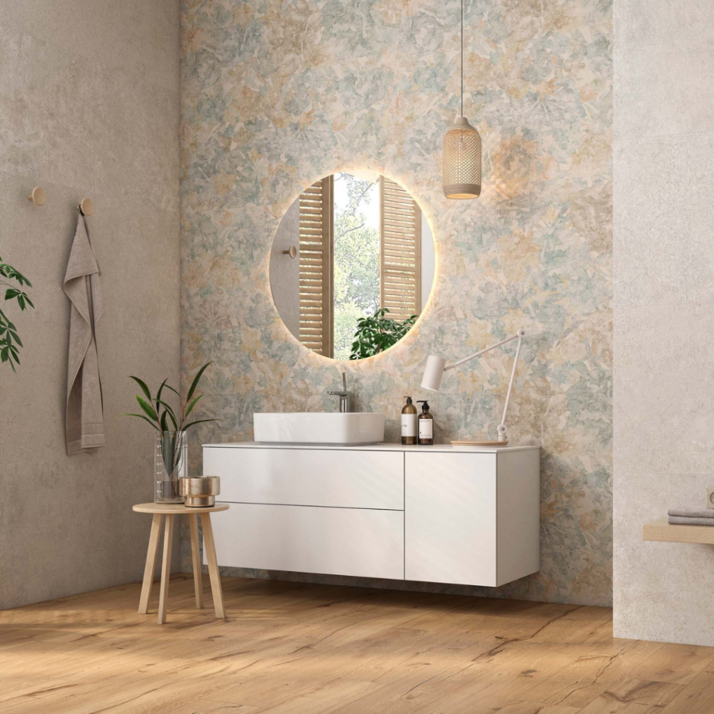 Colourbloom Amber Decorative Wall & Floor Tile - tile detail view, Newlook Dublin