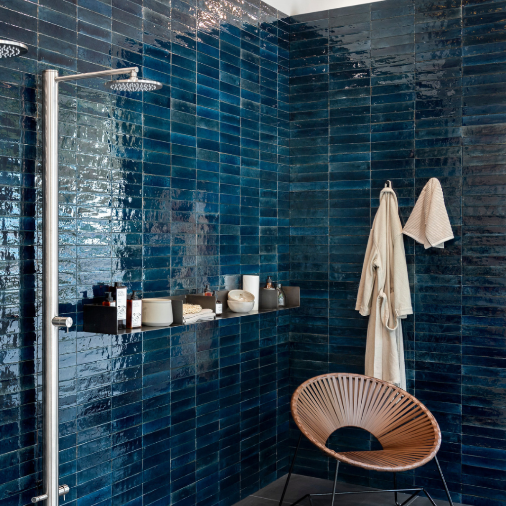 Colour Splash Sand Metro Wall Tile - tile detail view, Newlook Dublin