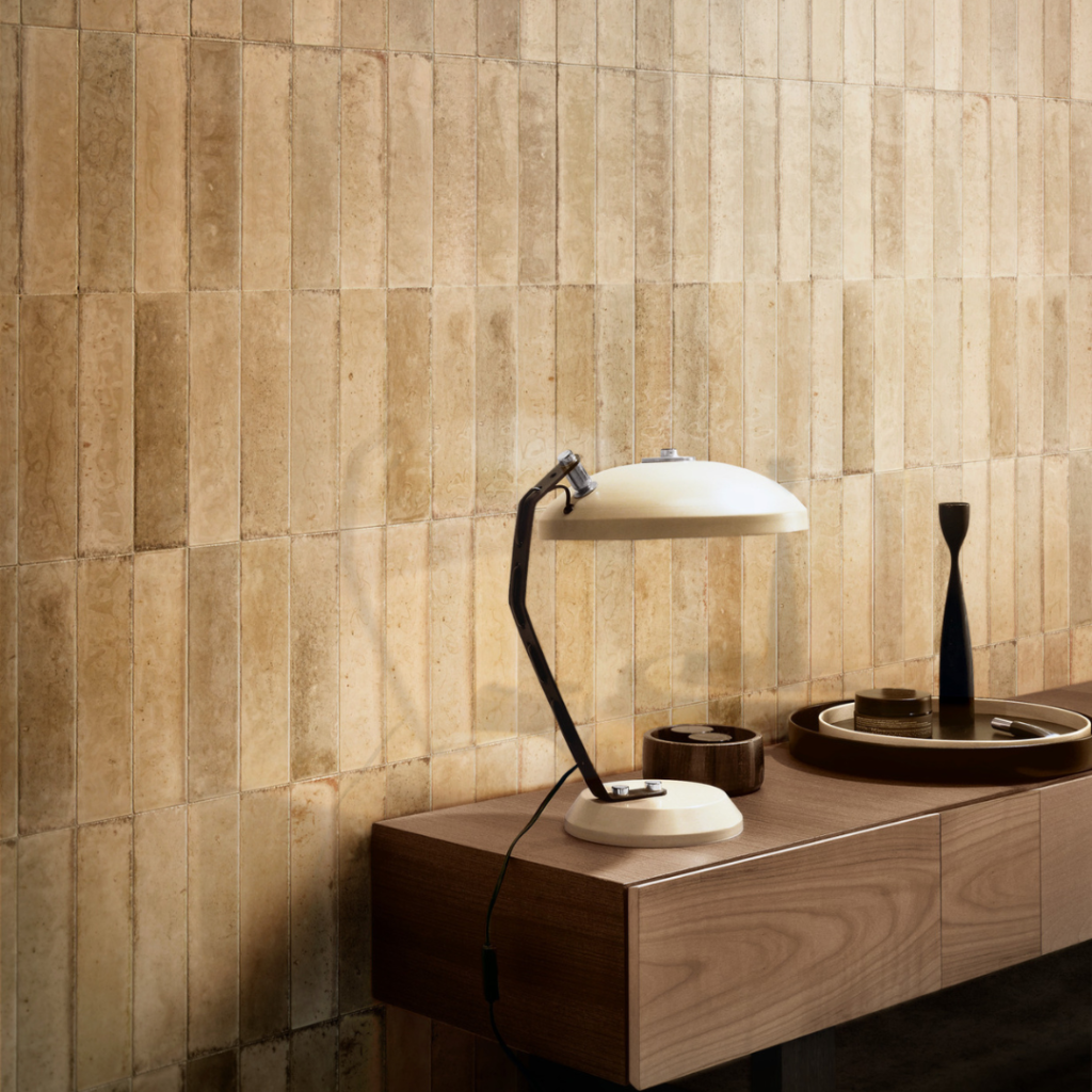 Colour Splash Sand Metro Wall Tile - tile detail view, Newlook Dublin