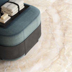 Elysia Opal Mist Marble Effect Wall & Floor Tile - tile detail view, Newlook Dublin