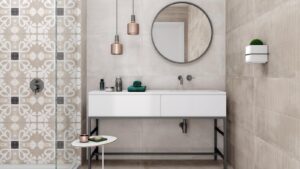 Essen Sand Concrete Effect Wall Tile - tile available at Newlook Tiles Dublin