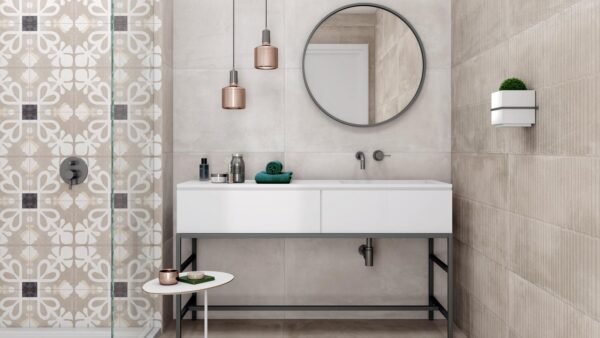 Essen Sand Concrete Effect Wall Tile - tile available at Newlook Tiles Dublin