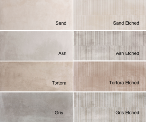 Essen Sand Concrete Effect Wall Tile - tile detail view, Newlook Dublin