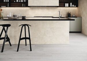 Evolve Dover Cliff Concrete Effect Wall & Floor Tile - tile detail view, Newlook Dublin