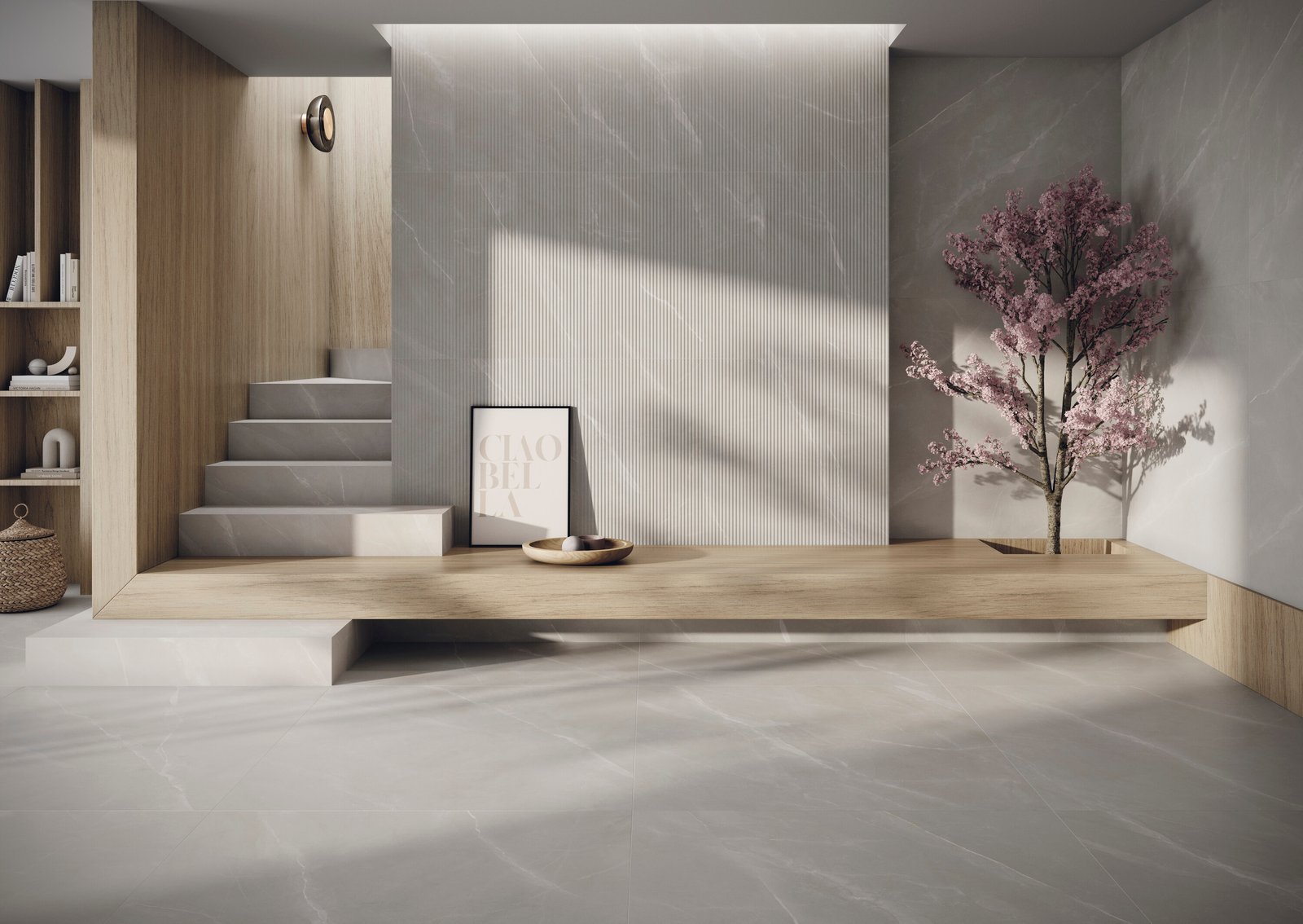 Harmony Cream Wood Effect Wall Tile - tile detail view, Newlook Dublin
