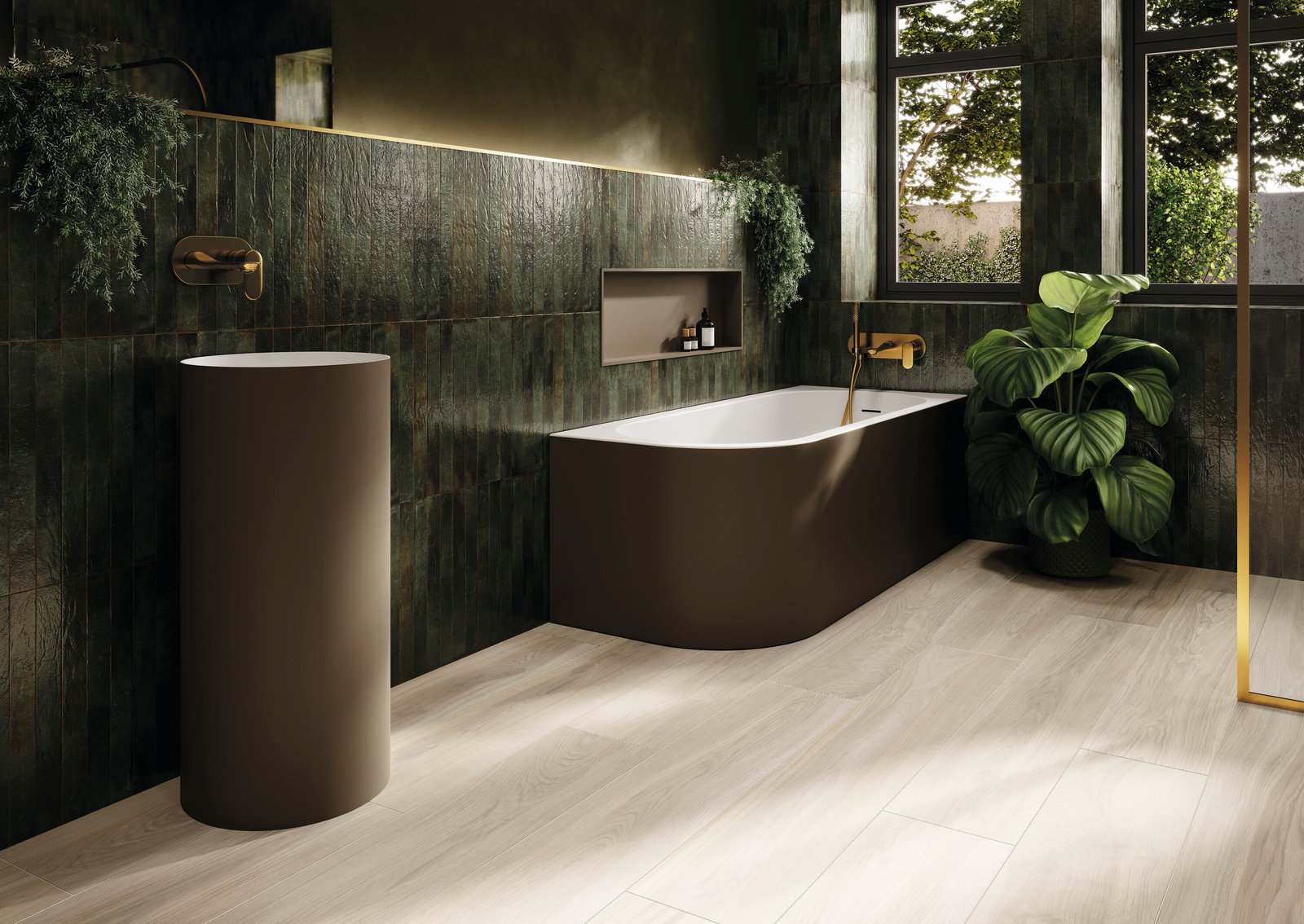 Lumiere White Metro Wall & Floor Tile - tile detail view, Newlook Dublin