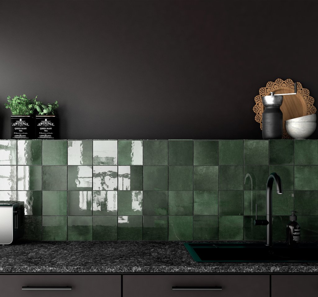 Lustre Ivory Metro Wall Tile - tile detail view, Newlook Dublin