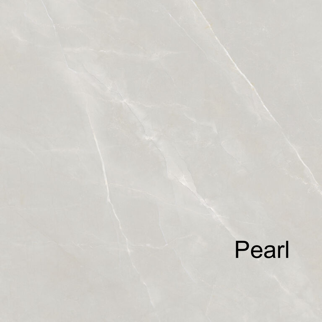 Marbelle White Marble Effect Wall & Floor Tile - tile detail view, Newlook Dublin