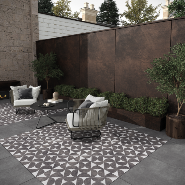 Mesa White Decorative Tile - tile available at Newlook Tiles Dublin