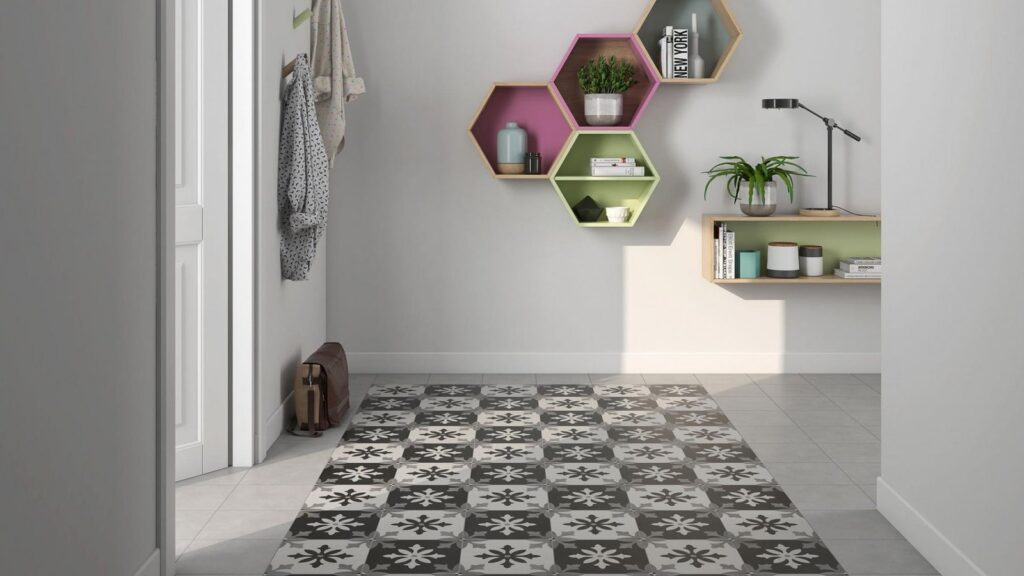 Art Degas Blanco White Terrazzo Wall & Floor Tile