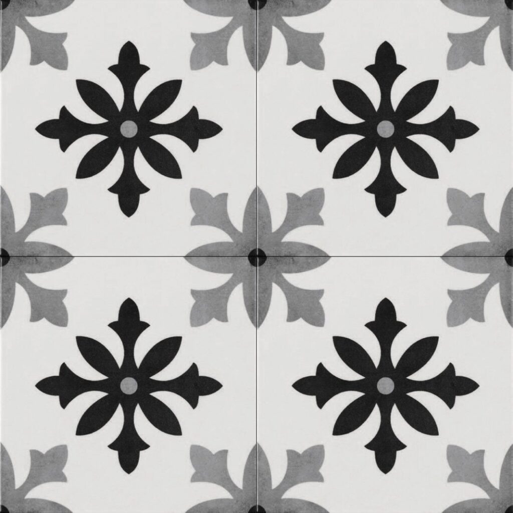 Art Degas Blanco White Terrazzo Wall & Floor Tile - tile detail view, Newlook Dublin