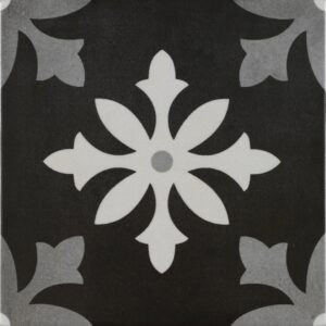 Art Degas Negro White Terrazzo Wall & Floor Tile - tile detail view, Newlook Dublin