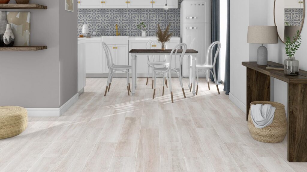 Art Rodin White Wood Effect Wall & Floor Tile