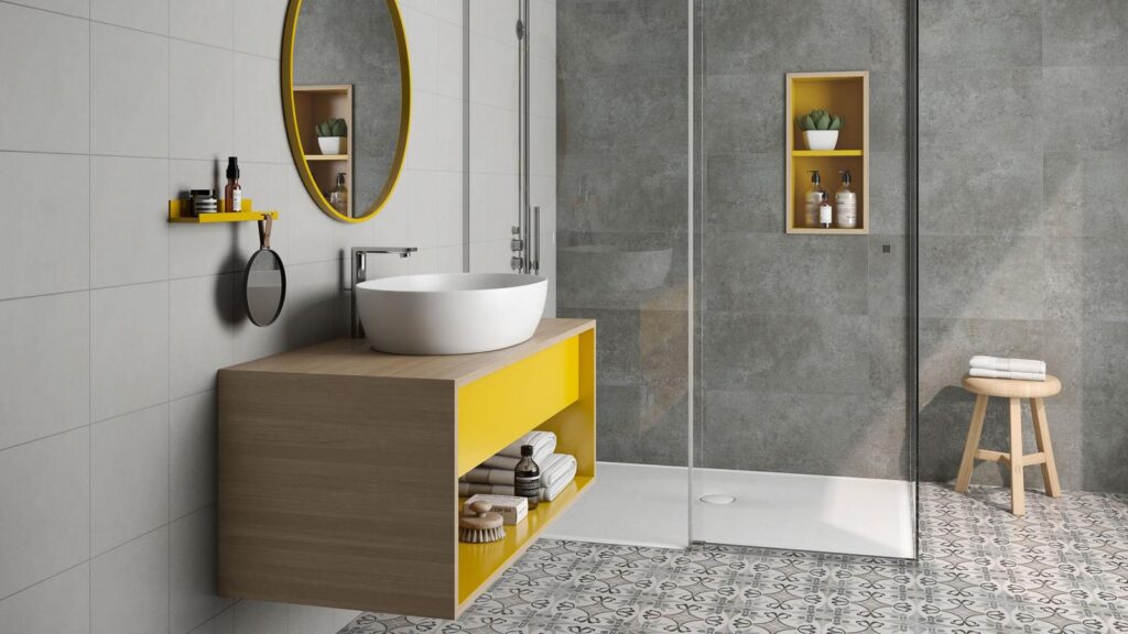 Art Sysley White Decorative Wall & Floor Tile