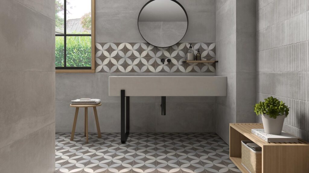 Art Lepic White Terrazzo Wall & Floor Tile