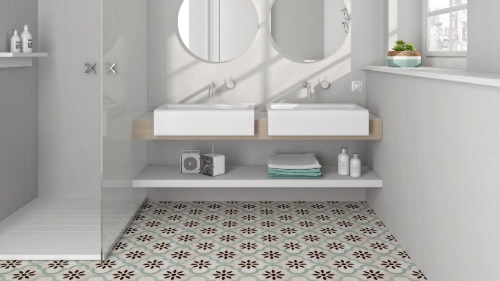 Art Seurat White Decorative Wall & Floor Tile
