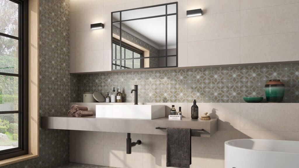 Art Cezzane White Decorative Wall & Floor Tile