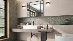 Art Cezzane White Decorative Wall & Floor Tile - tile available at Newlook Tiles Dublin