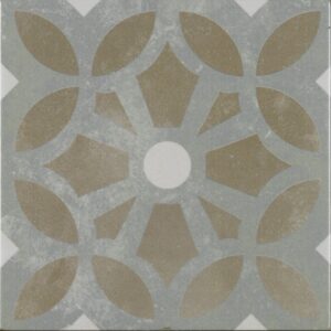 Art Cezzane White Decorative Wall & Floor Tile - tile detail view, Newlook Dublin