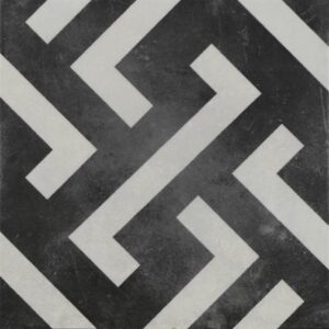 Art Signac White Decorative Wall & Floor Tile - tile detail view, Newlook Dublin
