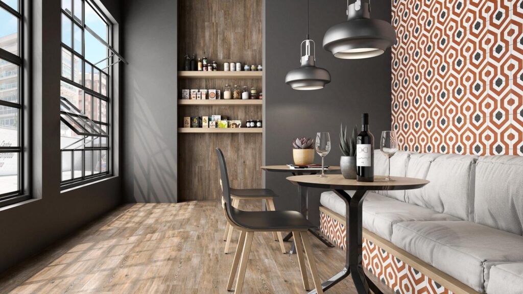 Art Gauguin White Wood Effect Wall & Floor Tile