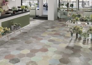 Bloom Garden 80 Decor Options Decorative Wall & Floor Tile - tile detail view, Newlook Dublin