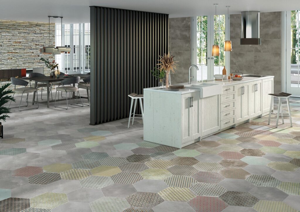 Bloom Garden 80 Decor Options Decorative Wall & Floor Tile - tile detail view, Newlook Dublin