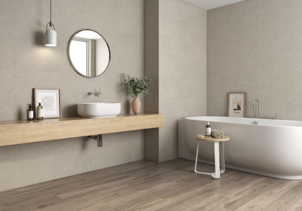 Revere Brown Wood Effect Wall & Floor Tile