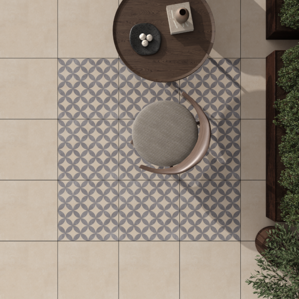 Rodas Beige Decorative Tile - tile available at Newlook Tiles Dublin