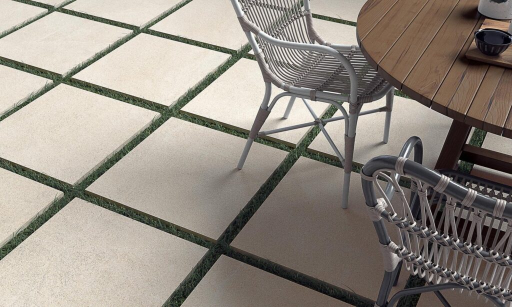 Solway Grey Concrete Effect Tile - tile detail view, Newlook Dublin