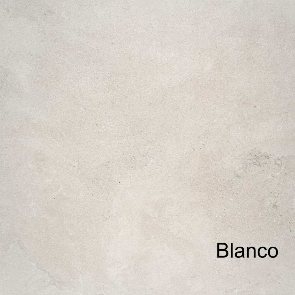Tiverton White Stone Effect Tile - tile detail view, Newlook Dublin