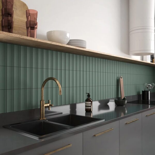 Vivo White Metro Wall Tile - tile available at Newlook Tiles Dublin