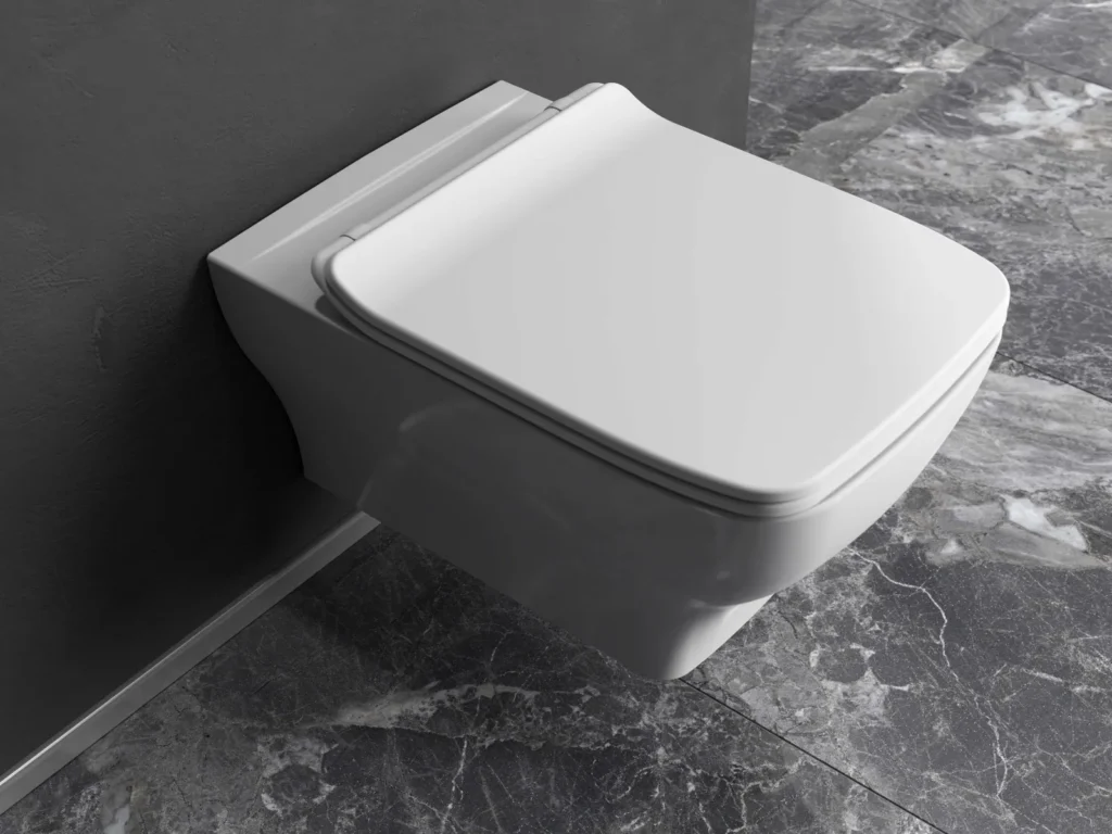 Zeugma 54cm Rimless Wall Hung Toilet