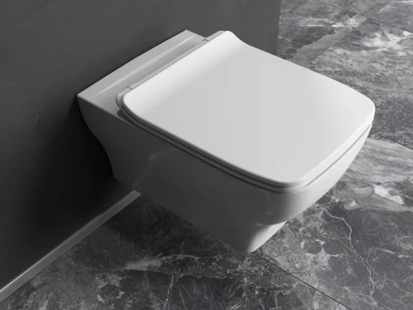 Zeugma 54cm Rimless Wall Hung Toilet