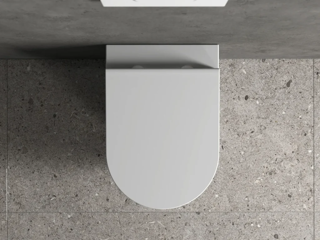 Siena Rimless Wall Hung Toilet 52cm