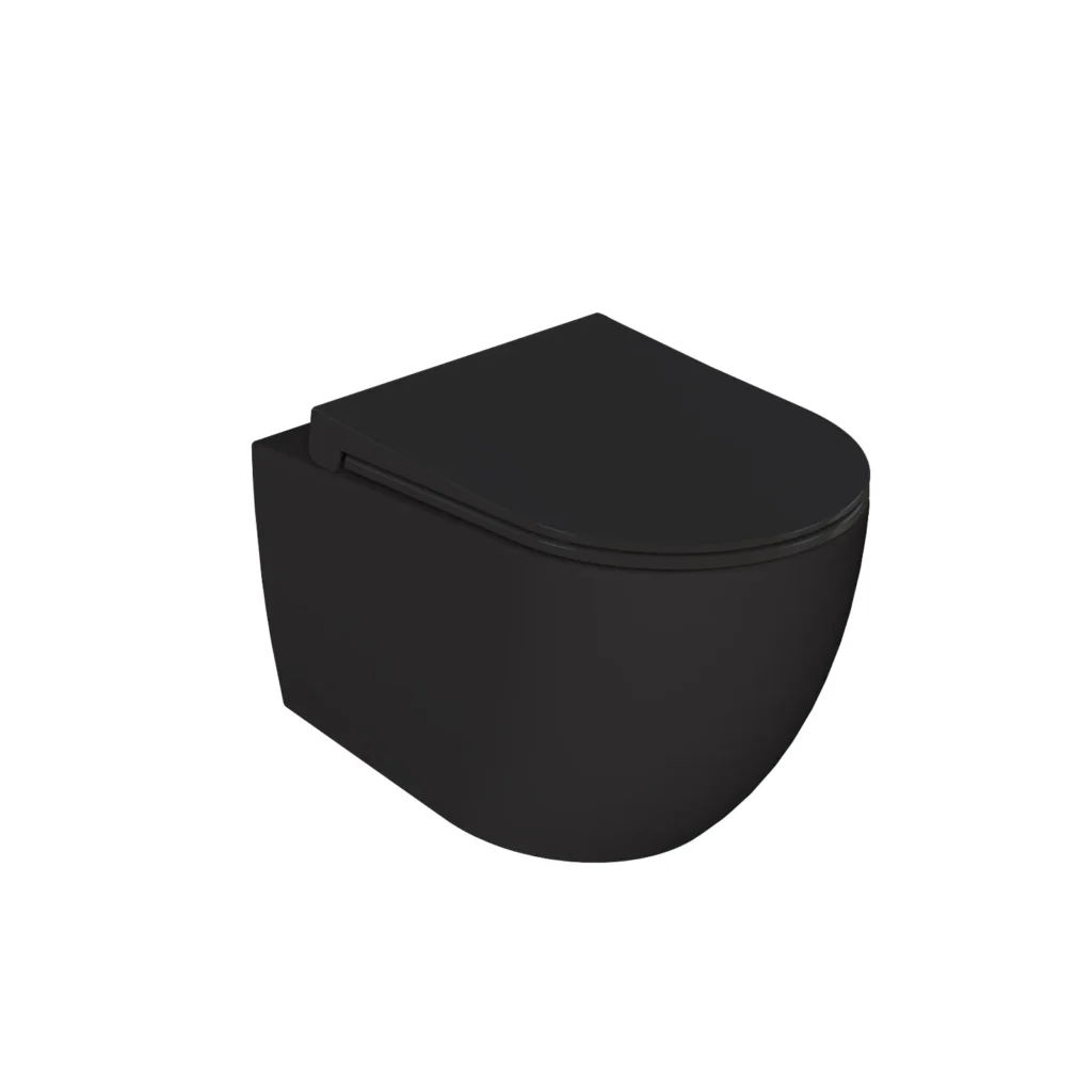 Siena Rimless Wall Hung Toilet 52cm