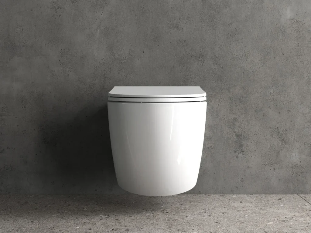Siena Rimless Wall Hung Toilet 52cm