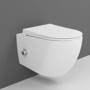Siena Rimless Wall Hung Toilet 52cm With Integrated Bidet Function