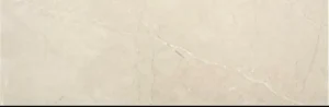 Cream marble-effect wall tile with subtle white veining across surface