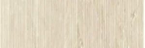 Cream marble décor wall tile with fine vertical ribbed texture