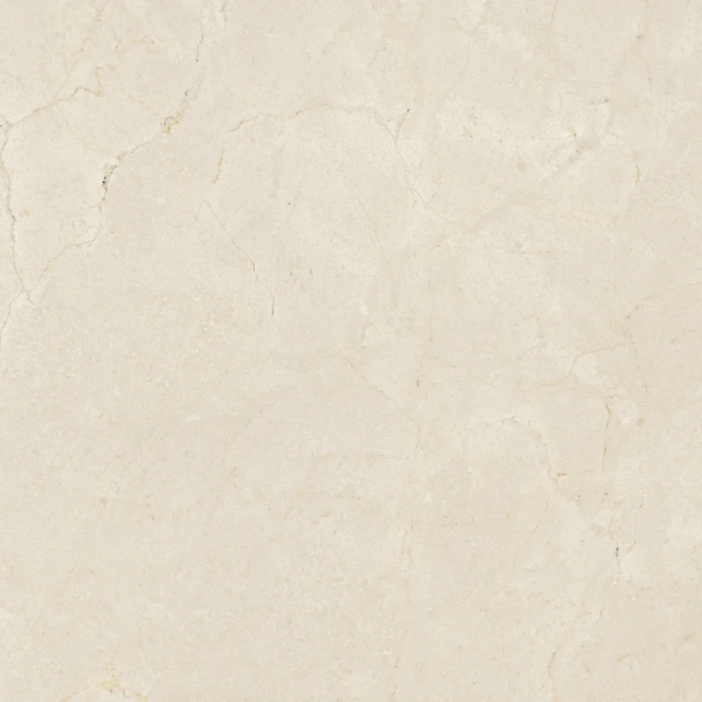 Gloss ivory ceramic wall tile showing soft cream marble-effect surface texture