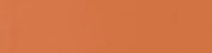 Plain flat terracotta orange ceramic tile with smooth matte finish