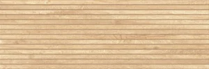 Light sandy-beige ceramic tile with fine parallel horizontal wood-grain lines