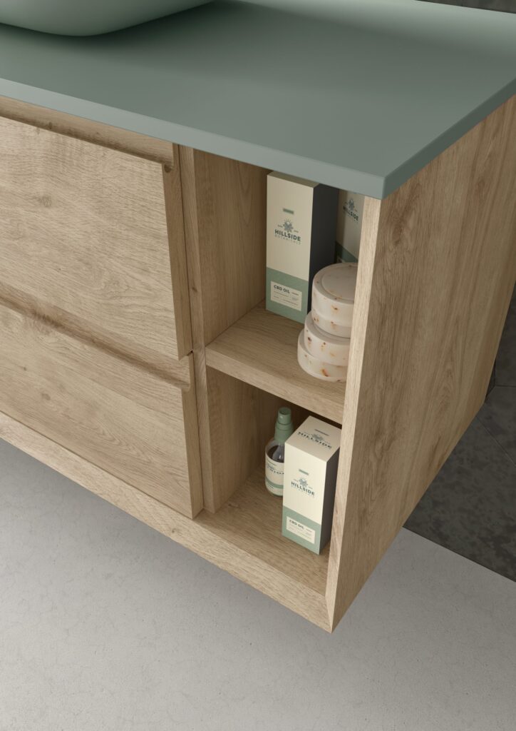 Hole 600mm Wall Hung Vanity Unit